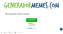 Desktop Screenshot of generadormemes.com