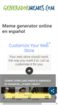 Mobile Screenshot of generadormemes.com